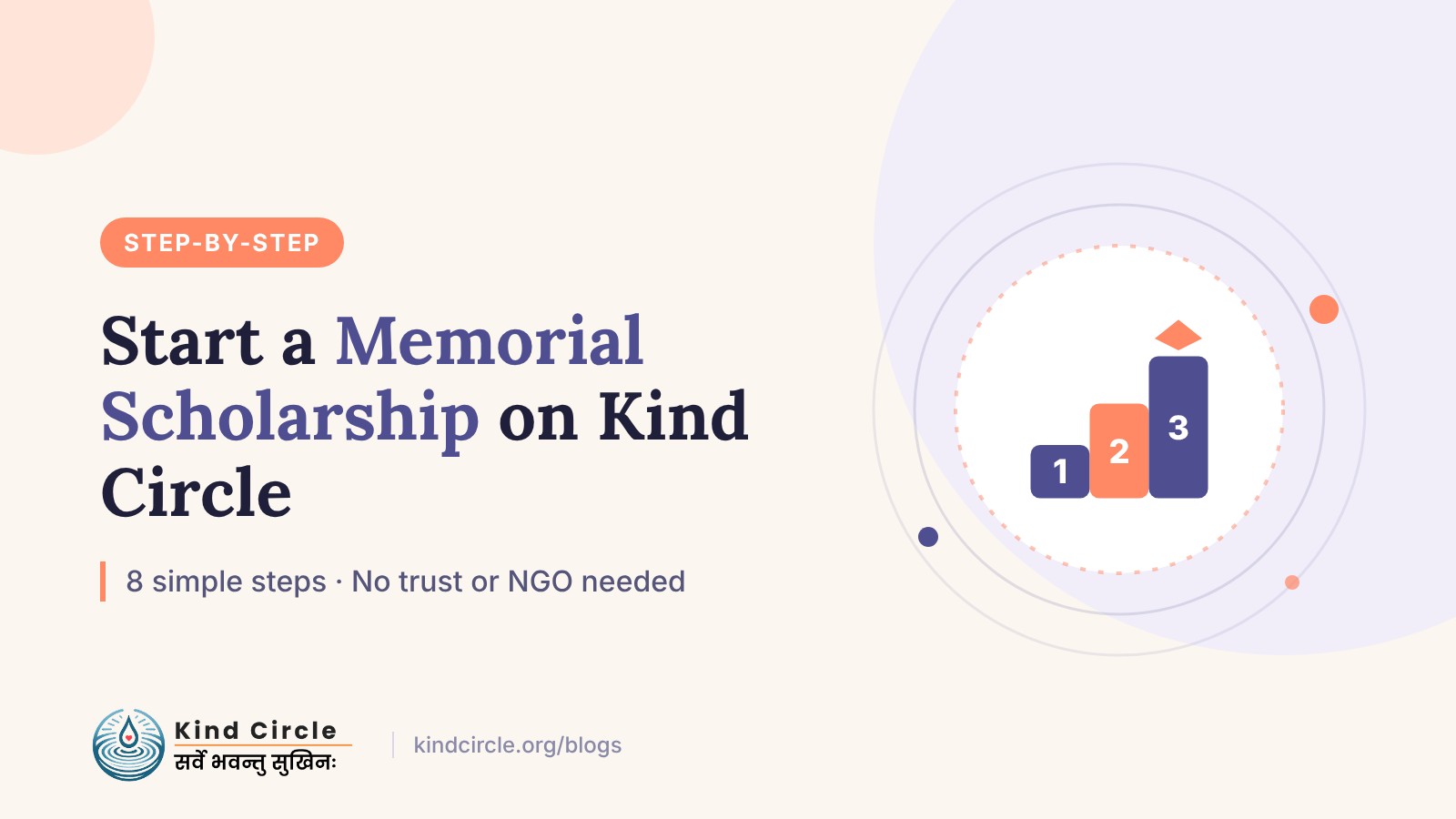 How to Start a Memorial Scholarship on Kind Circle: Step-by-Step