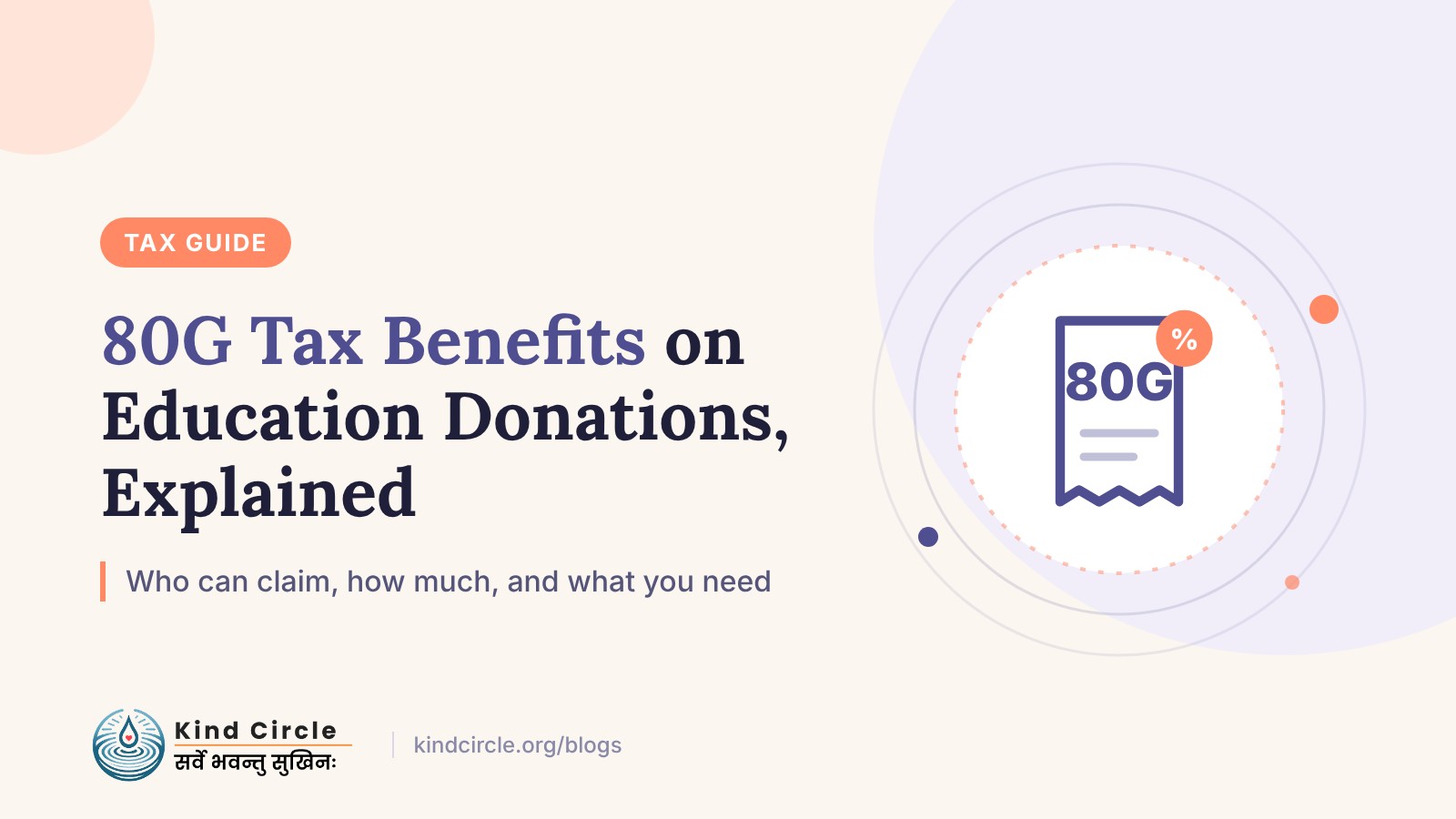 80G Tax Benefits on Education Donations: A Simple Guide