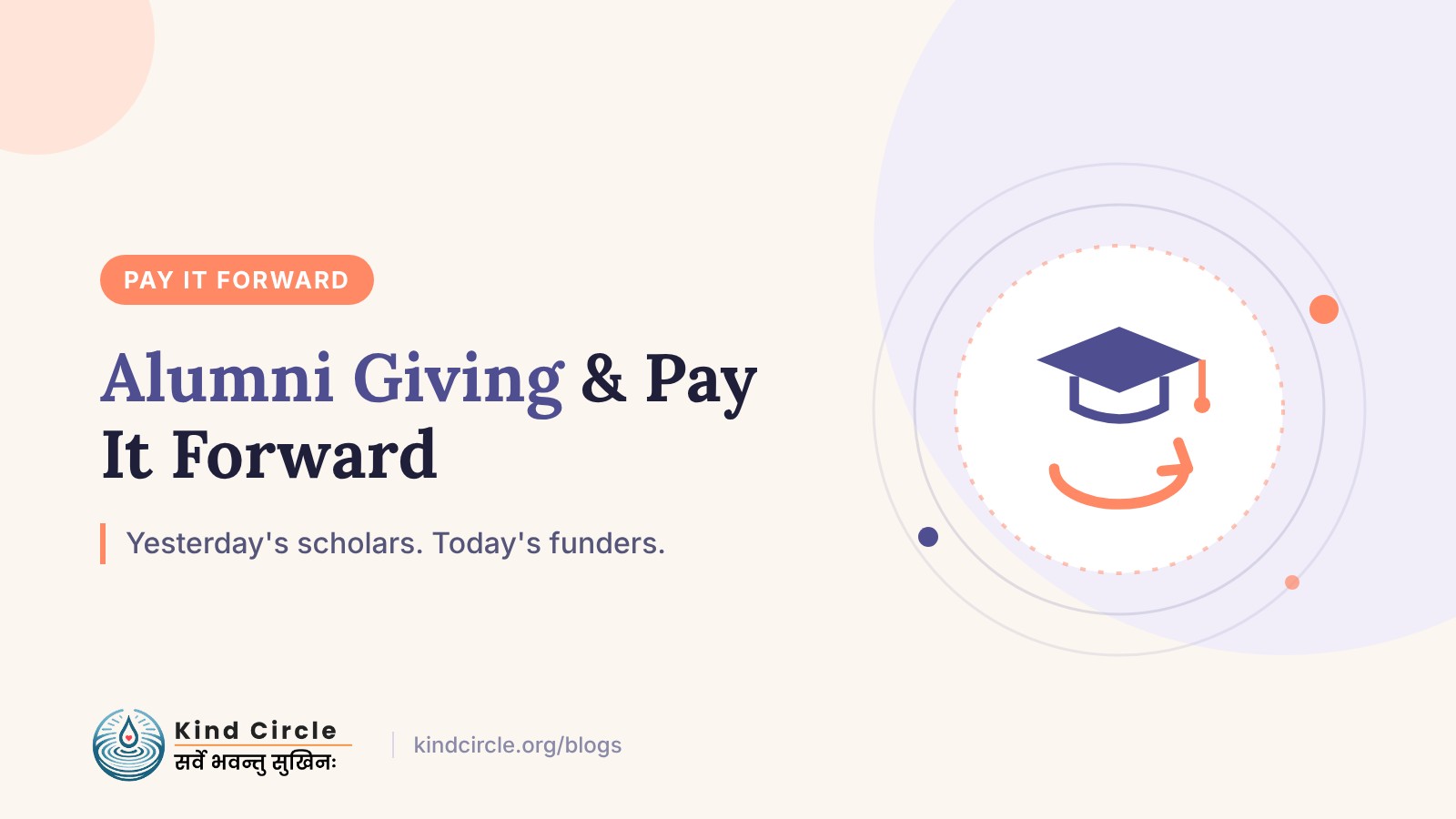 Alumni Giving and Pay It Forward: When Scholars Become Donors