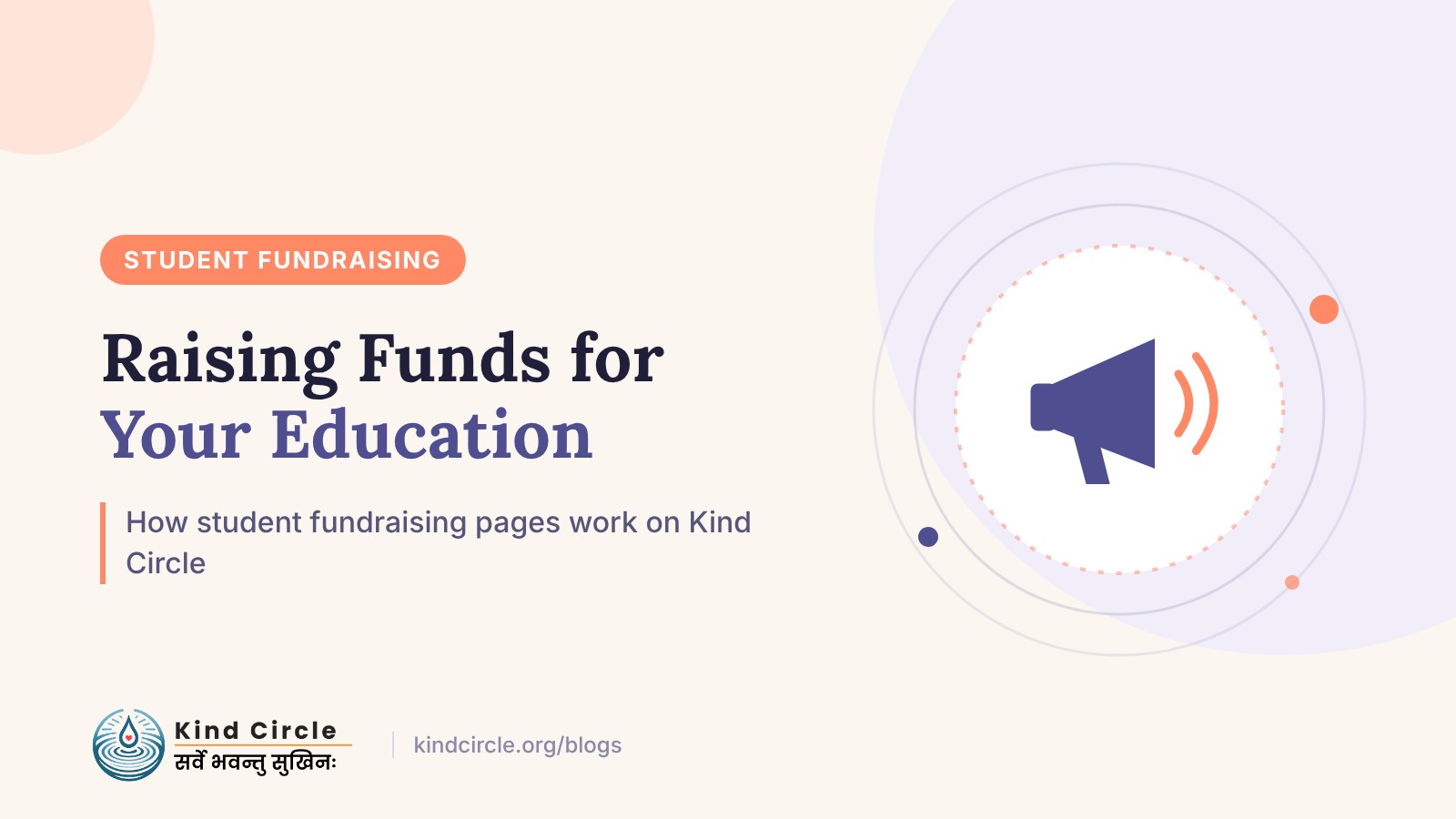 Raising Funds for Your Education on Kind Circle: A Guide for Scholars
