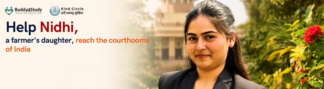 Help Nidhi, a farmer's  daughter, reach the courtrooms of India
