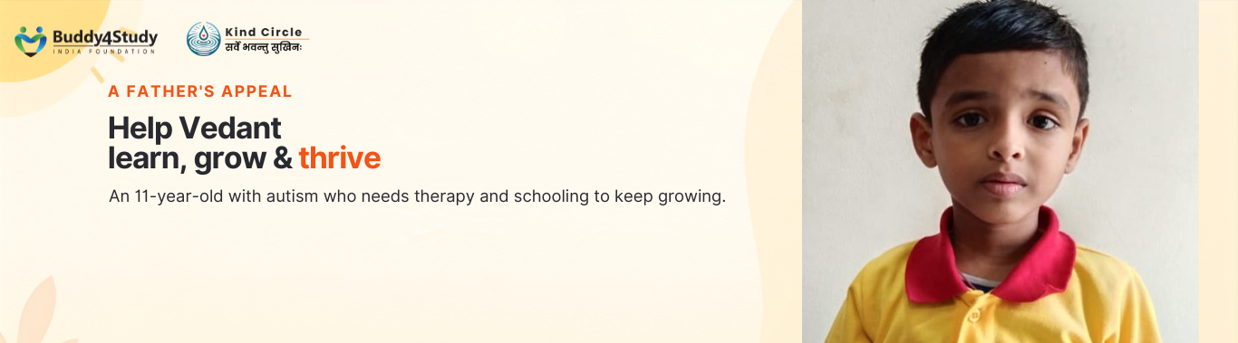 Help Vedant Learn, Grow, and Thrive — A Security Guard's Son with Autism